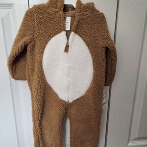 Carter's Reindeer Fleece Footie 9mo